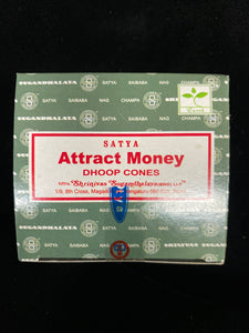 Satya Incense Dhoop Cones 12 cones per box