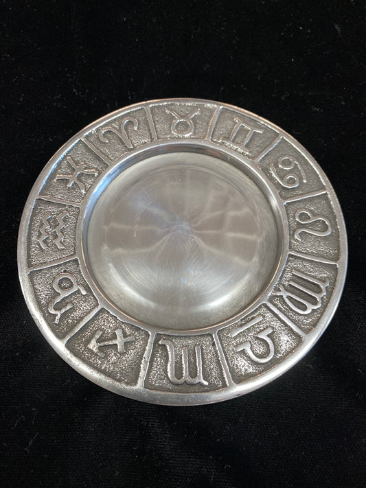 Zodiac Smudge Tray Plate Altar Tile