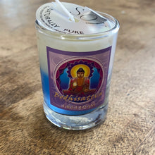 Load image into Gallery viewer, Soy Mandala Votive Candle by Crystal Journey
