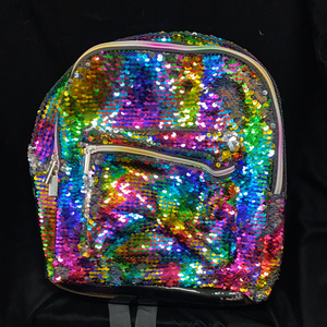 Rainbow Sequins Back Pack