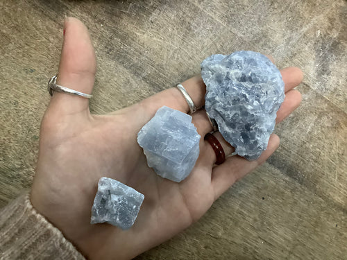 Blue Calcite Rough