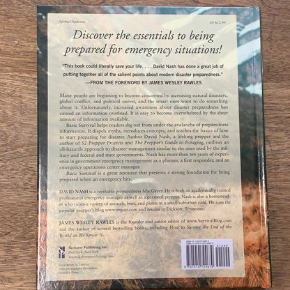 Basic Survival A Beginner's Guide David Nash, James Wesley Rawles