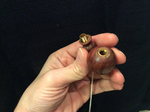 Pendulum Wooden Bulb w/ hidden compartment