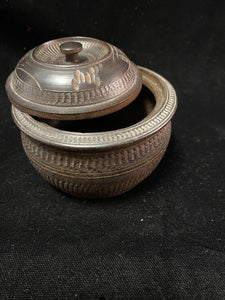 Herb Pinch Pot Wooden Vintage Japan