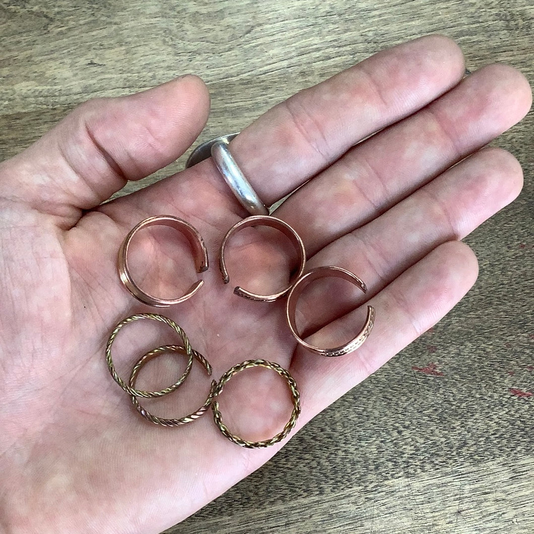 Adjustable Copper Rings