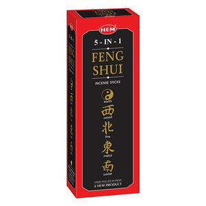 Feng Shui 5 in 1 Stick HEM Incense 20 Sticks