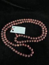 Load image into Gallery viewer, Mala Beads Prayer Necklace Purpleheart Wood