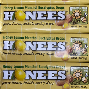 Honees Lemon Menthol Eucalyptus Drops