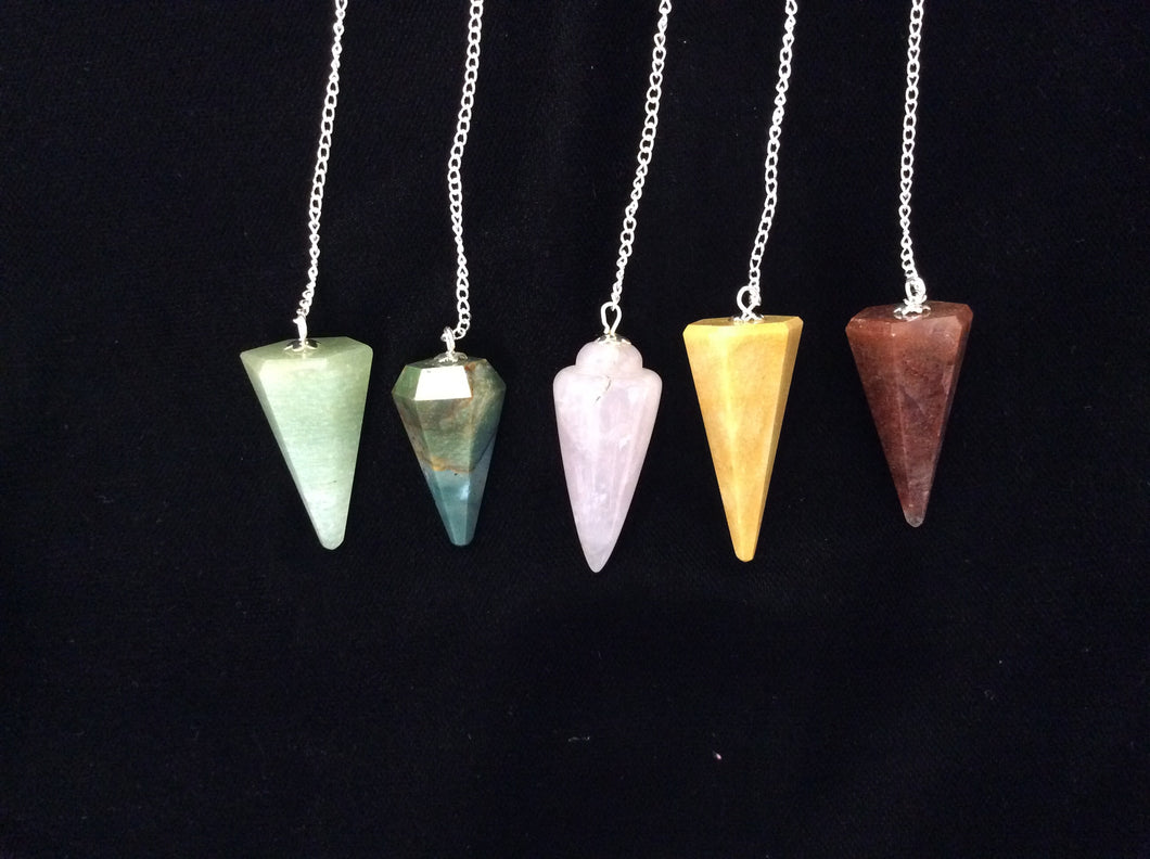 Pendulum gemstone (varied)