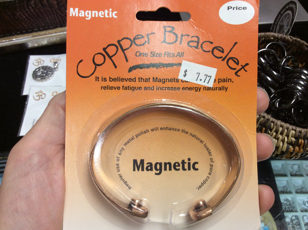 Copper Bracelet Magnetic (Orange pkg)