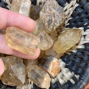 Natural Citrine Points from Congo