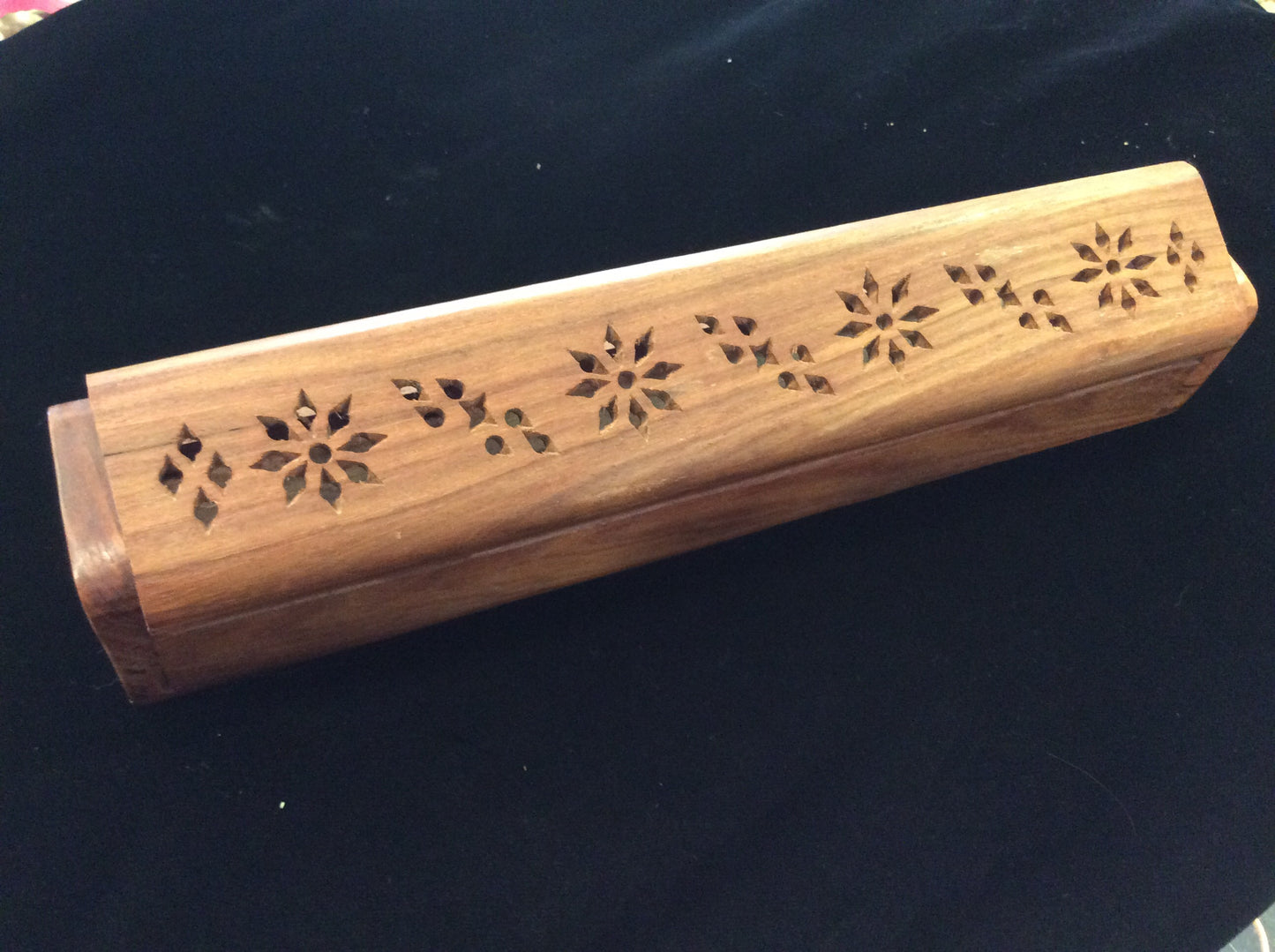 Incense Burner Wooden Coffin Style