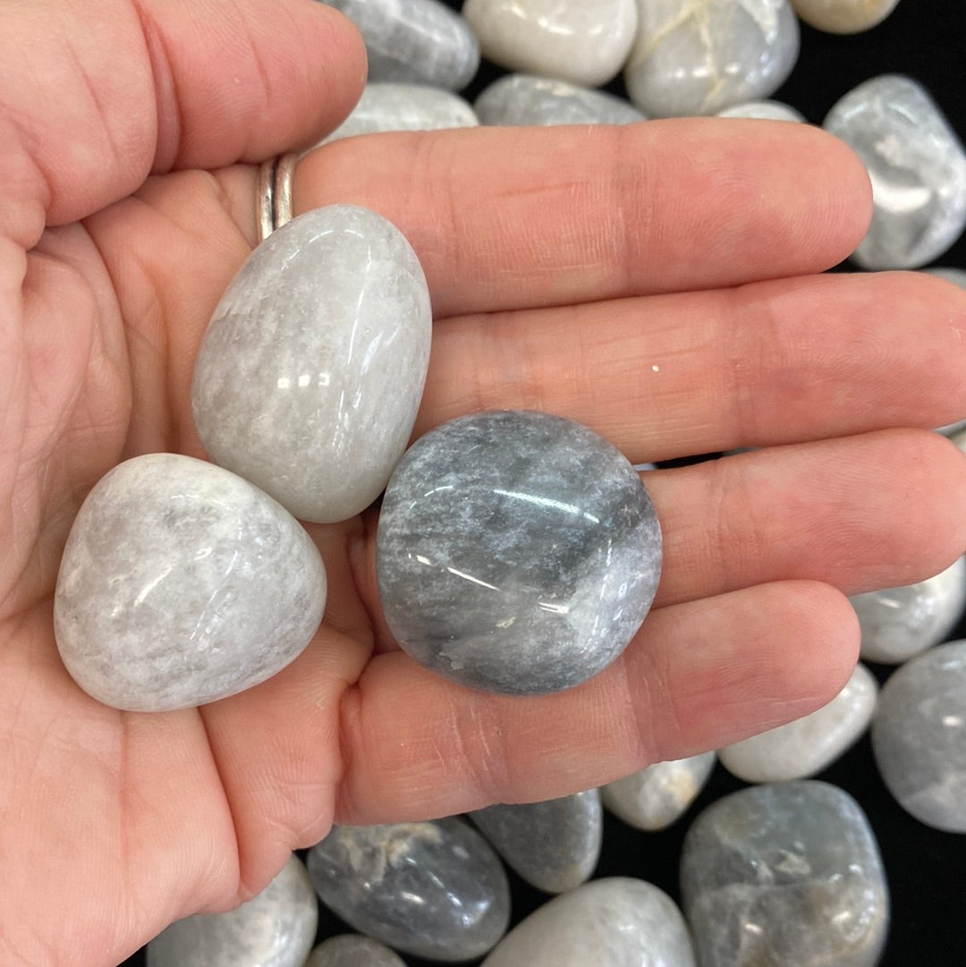 Grey Gray Aventurine Tumbled Stone