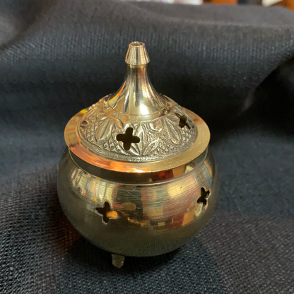Brass Incense Burner for Cones
