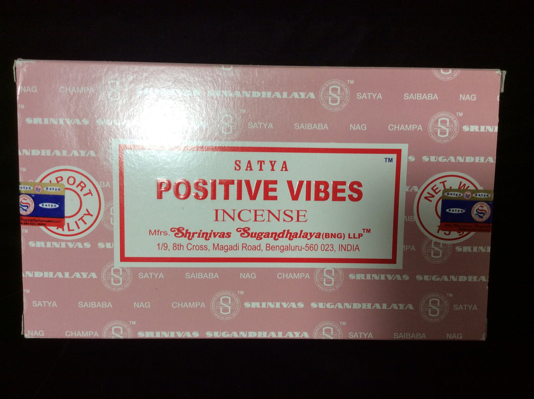 Positive Vibes Satya Incense Sticks 15g
