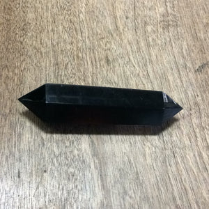 Obsidian Double Terminated Wand
