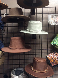 Leather Hats Outback Style (color varies)