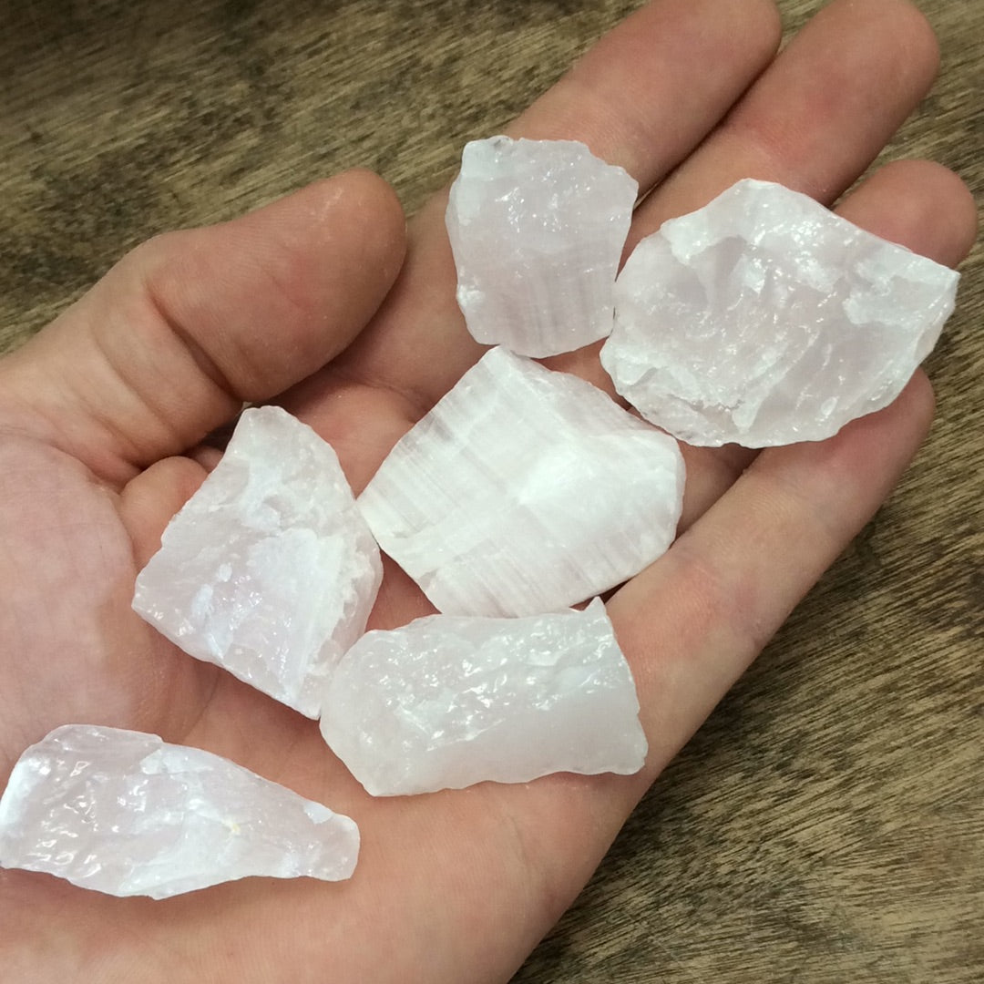 Pink Calcite Rough Pink Calcite Rough – Gemini's Eclectic Emporium