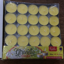 Load image into Gallery viewer, Citronella Tea Lights 50pk