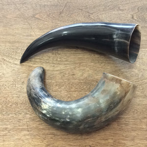 Bull horn polished and unpolished