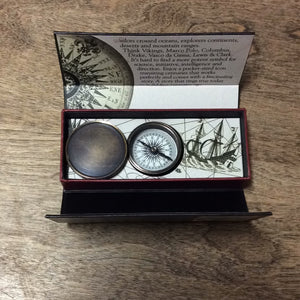 The Compass Brass Victorian Pocket Compass