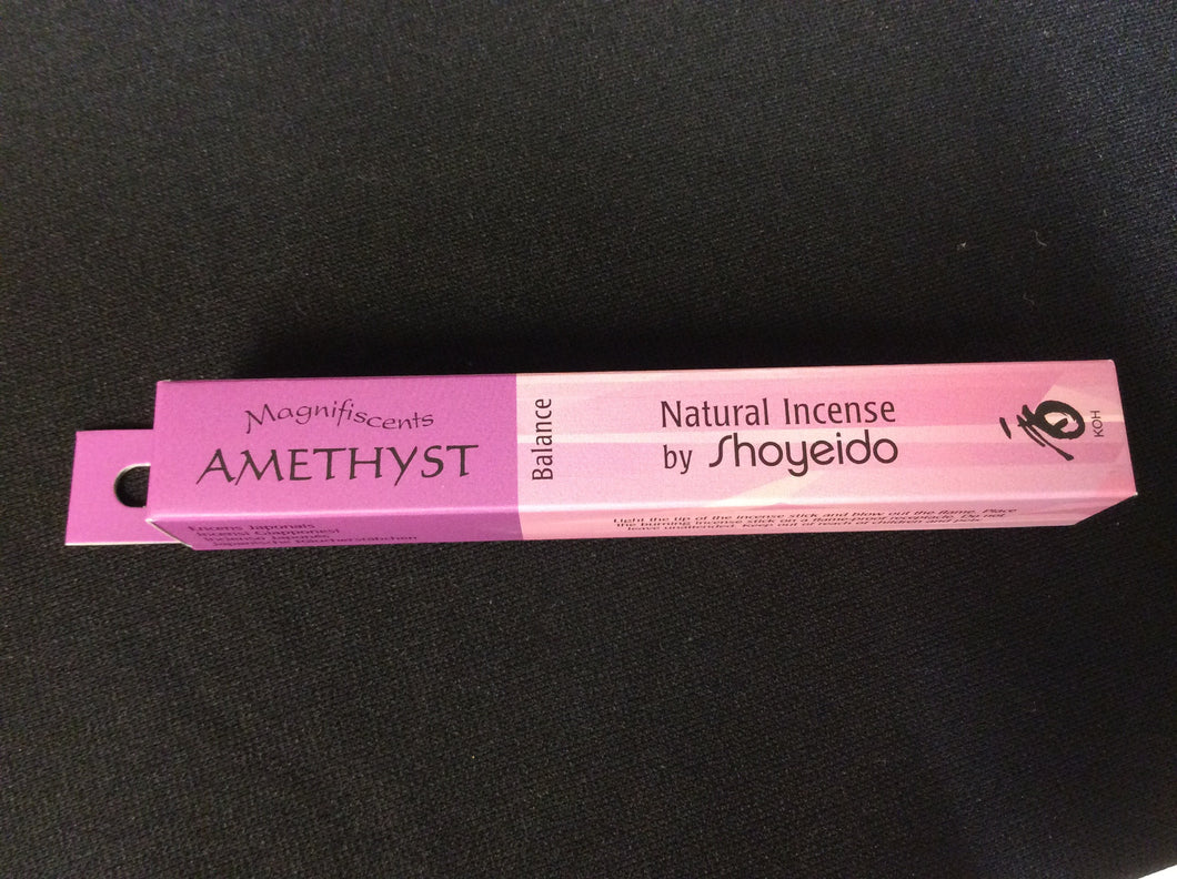 Shoyeido Amethyst Magnifiscents Incense