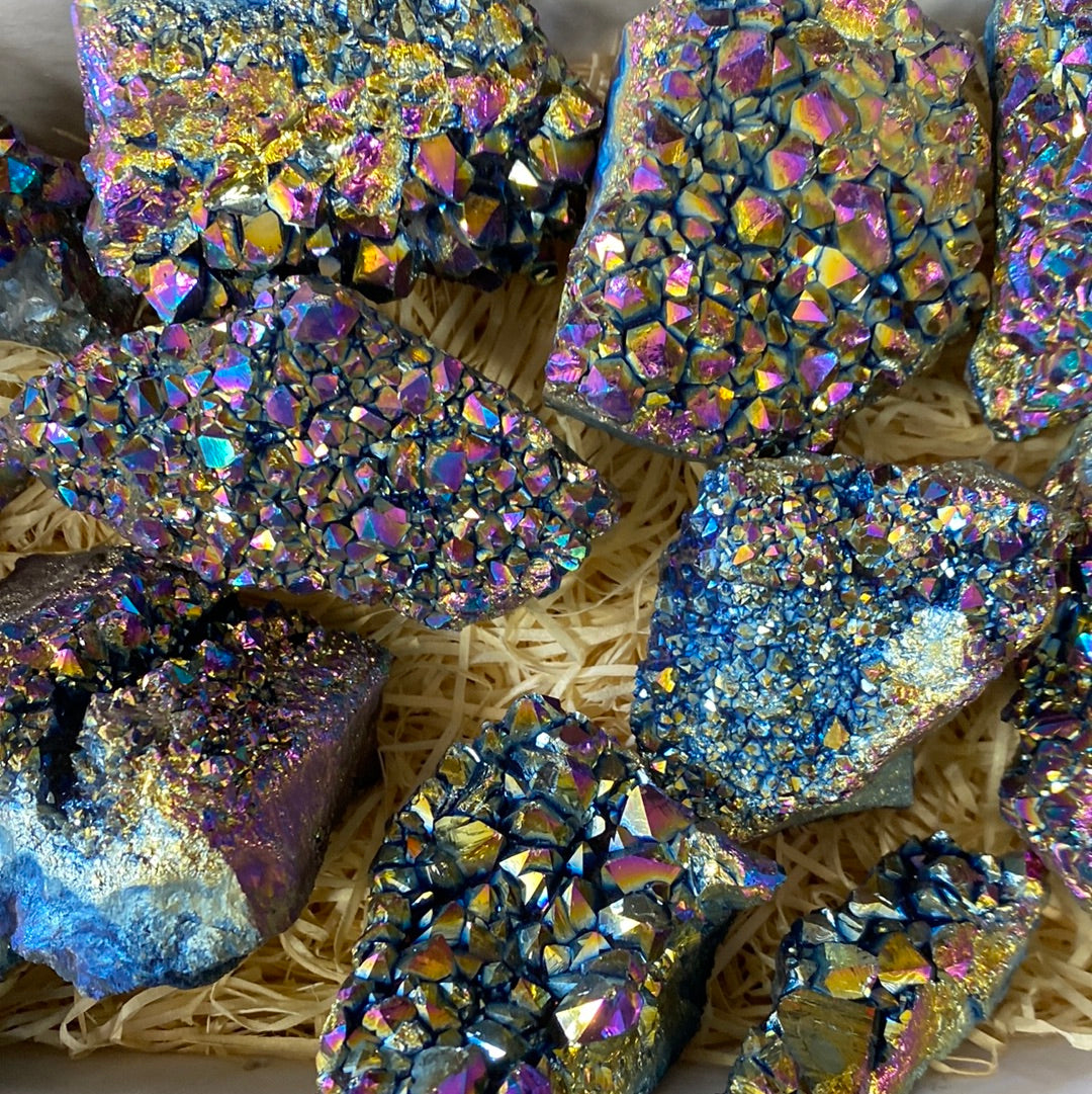 Aura Quartz Clusters