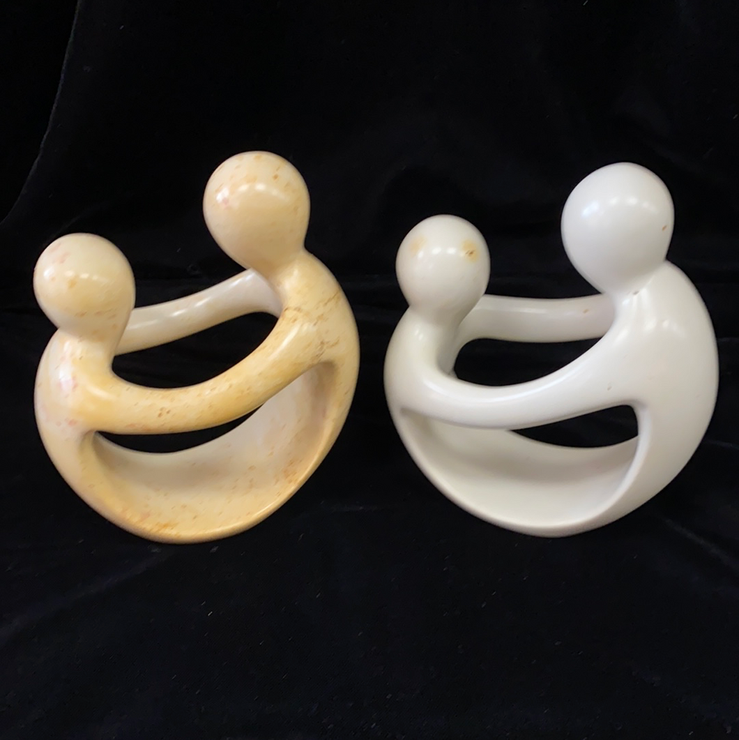 Soapstone Mother and Child