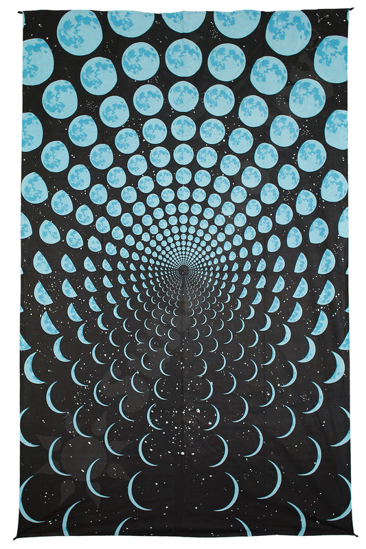 Moon Phases Lunar Tapestry 60x90